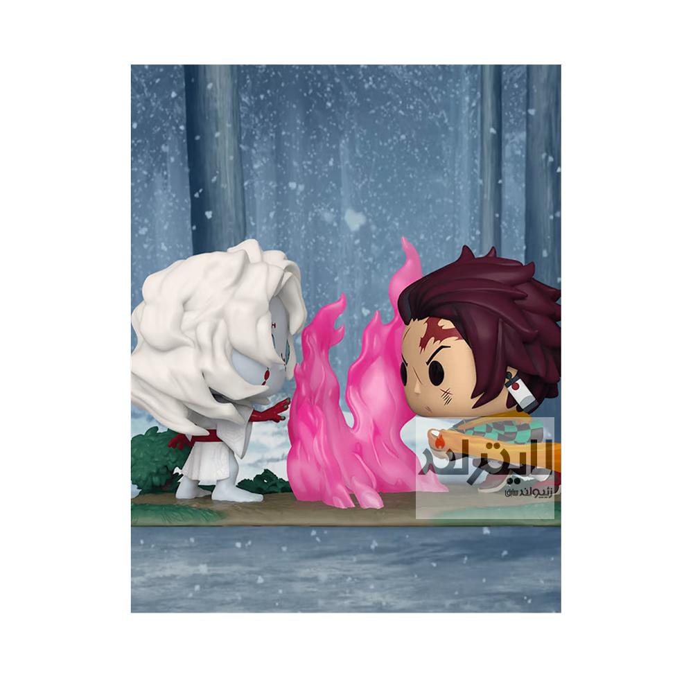 فیگور Tanjiro و Rui در حال مبارزه از انیمه Demon Slayer 1 فیگور Tanjiro و Rubi در حال مبارزه از انیمه Demon Slayer