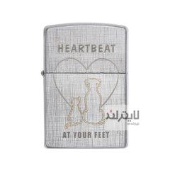 فندک زیپو مدل Cat and Dog کد 29258