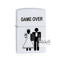 فندک زیپو مدل Game Over کد 214