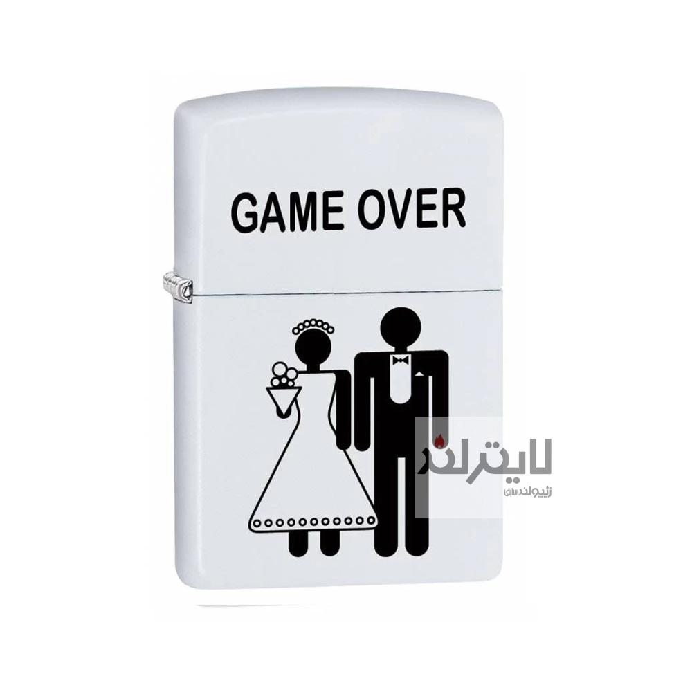 فندک زیپو مدل Game Over کد 214 1 فندک زیپو مدل Game Over کد 214