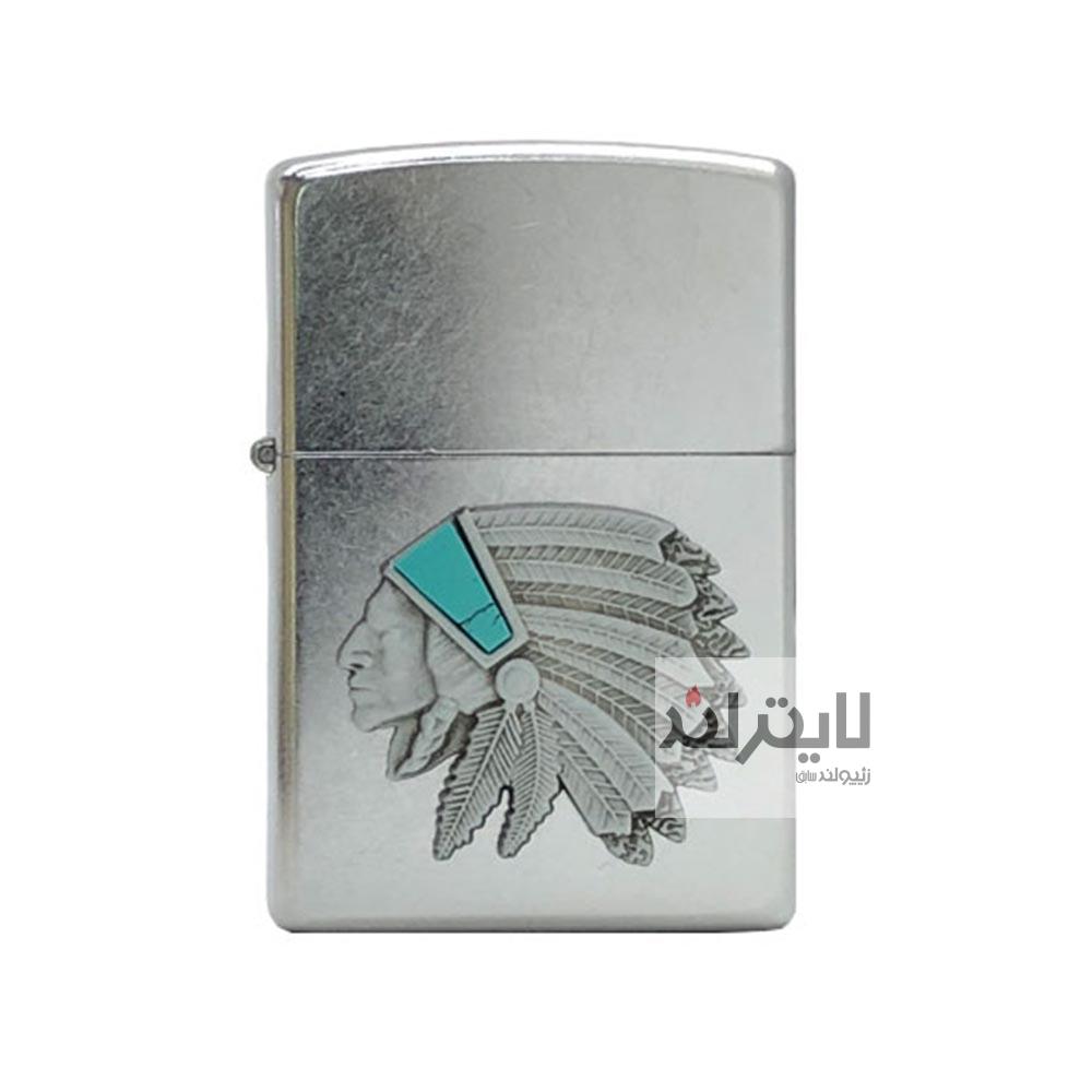 فندک زیپو مدل Native Chief Emblem Street Chrome کد 24063 1 فندک زیپو مدل Native Chief Emblem Street Chrome کد 24063
