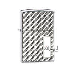 فندک زیپو مدل Engine Turn Pebble High Polish کد 28185