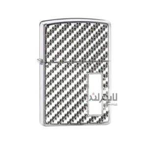 فندک زیپو مدل Engine Turn Pebble High Polish کد 28185