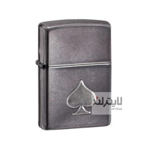فندک زیپو مدل Ace Gray Dusk کد 28379