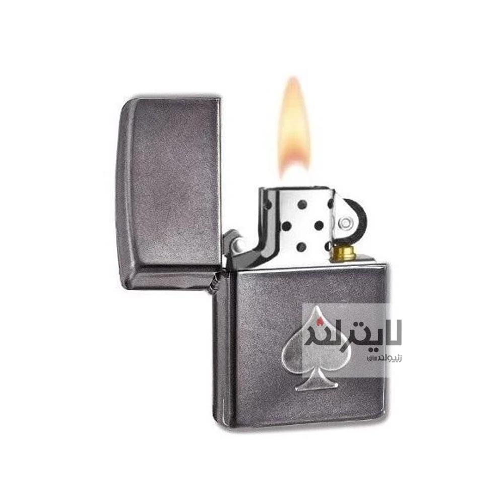 فندک زیپو مدل Ace Gray Dusk کد 28379 2 فندک زیپو مدل Ace Gray Dusk کد 28379 - Image 2