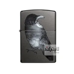 فندک زیپو مدل Double Exposed Raven کد 29407