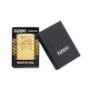 فندک زیپو مدل Vintage Zippo Box Top High Polish Solid Brass کد 49075 11 49075 2