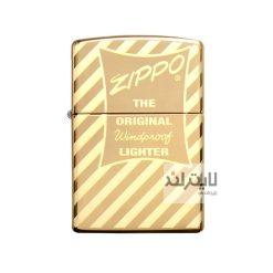 فندک زیپو مدل Vintage Zippo Box Top High Polish Solid Brass کد 49075