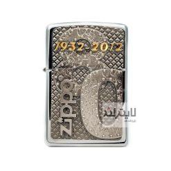 فندک زیپو مدل Commemorative 1932-2012 Limited Edition High-Gloss Chrome