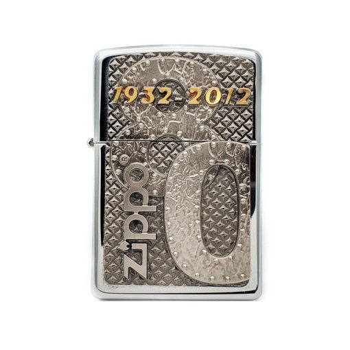 فندک زیپو مدل Commemorative 1932-2012 Limited Edition High-Gloss Chrome