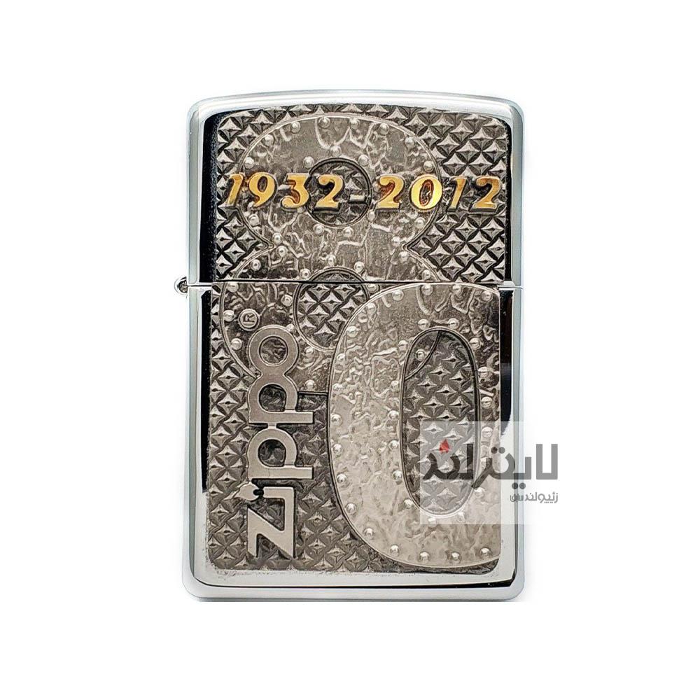 فندک زیپو مدل Commemorative 1932-2012 Limited Edition High-Gloss Chrome کد 2003255 1 فندک زیپو مدل Commemorative 1932-2012 Limited Edition High-Gloss Chrome