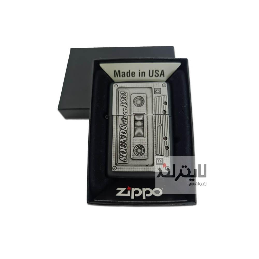 فندک زیپو مدل Tape Emblem کد 2005159 2 فندک زیپو مدل Tape Emblem کد 2005159 - Image 2