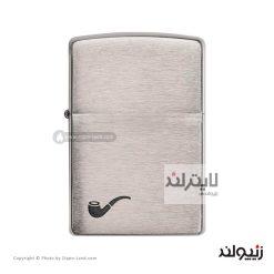 فندک زیپو مدل Pipe Brushed Chrome کد 200pl