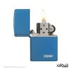فندک زیپو مدل High Polish Blue کد 20446zl 5 20446zl Classic High Polish Blue Zippo Logo 3