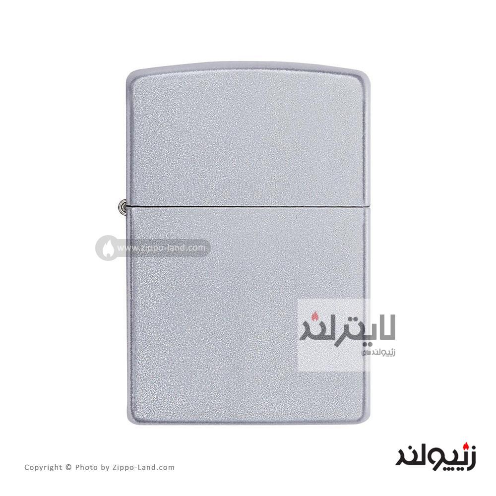 فندک زیپو مدل Satin Chrome کد 205 1 فندک زیپو مدل Satin Chrome کد 205