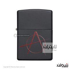 فندک زیپو مدل Anarchy Symbol کد 20842