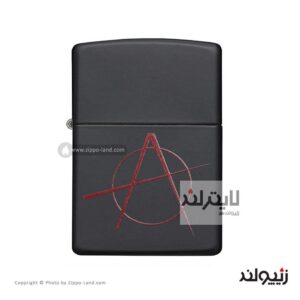 فندک زیپو مدل Anarchy Symbol کد 20842