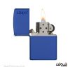 فندک زیپو مدل Classic Royal Blue Matte Zippo Logo کد 229zl 5 229zl Classic Royal Blue Matte 2