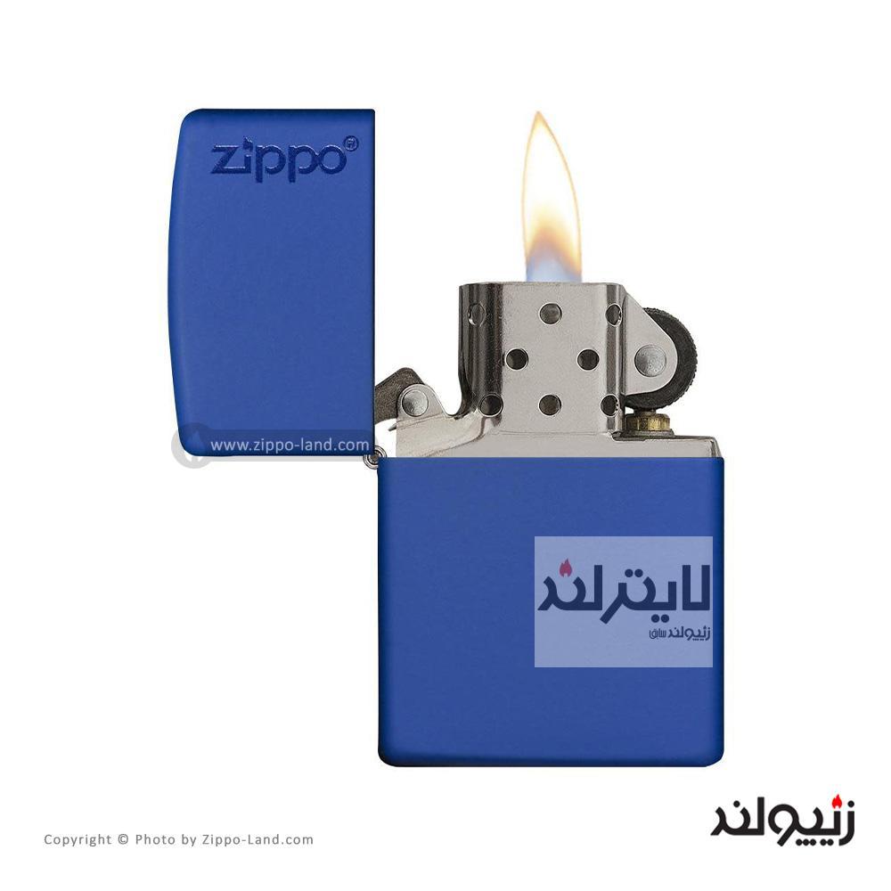 فندک زیپو مدل Classic Royal Blue Matte Zippo Logo کد 229zl 2 فندک زیپو مدل Classic Royal Blue Matte Zippo Logo کد 229zl - Image 2