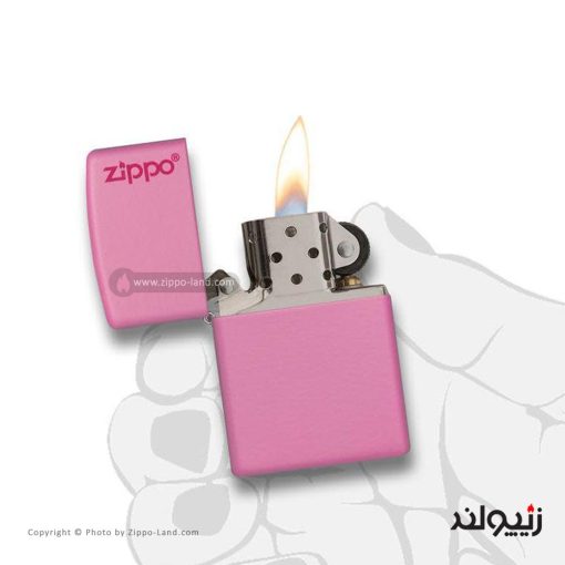 238zl Classic Matte Pink zippo logo 4