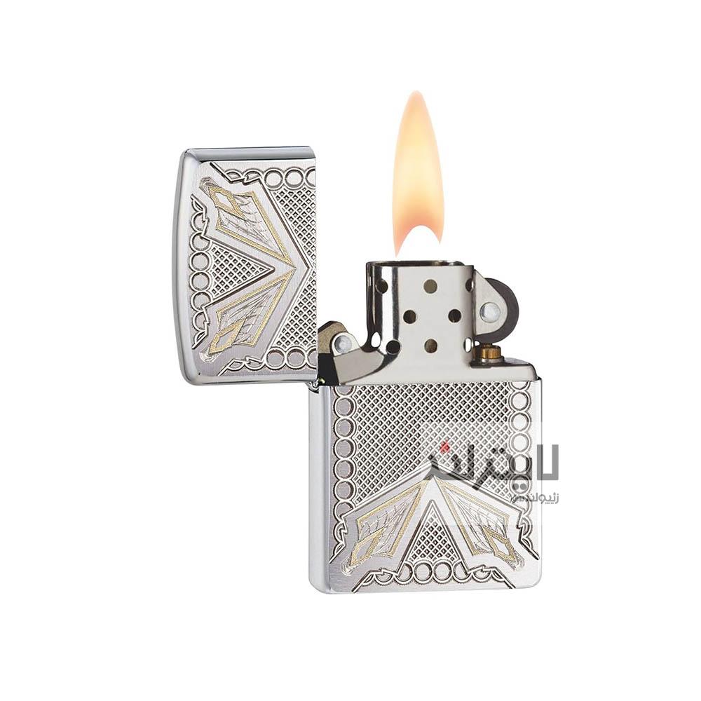 فندک زیپو مدل Armor Dagger Regular کد 28808 2 فندک زیپو مدل Armor Dagger Regular کد 28808 - Image 2