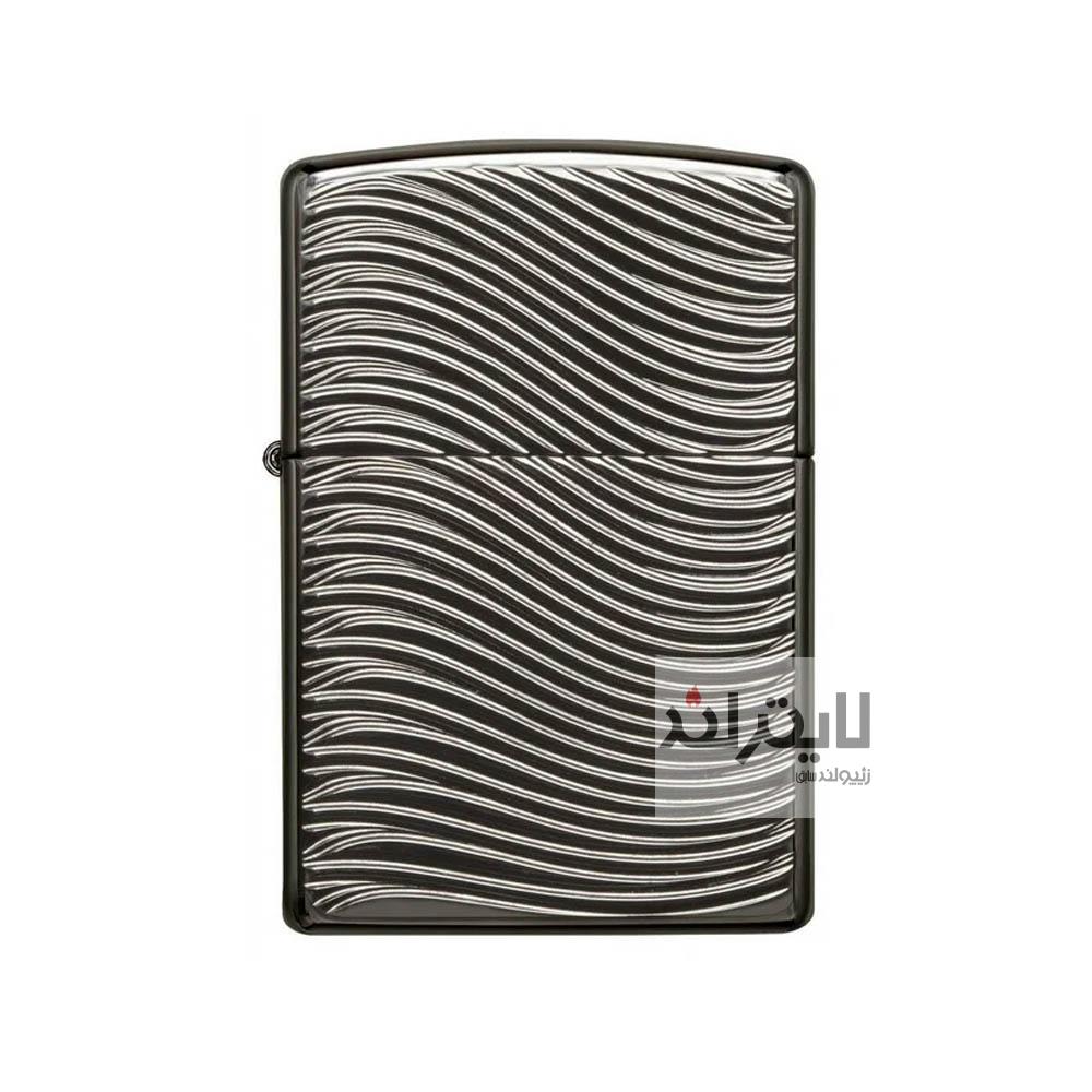 فندک زیپو مدل Armor Waves Deep Carved Black Ice کد 29234 1 فندک زیپو مدل Armor Waves Deep Carved Black Ice کد 29234