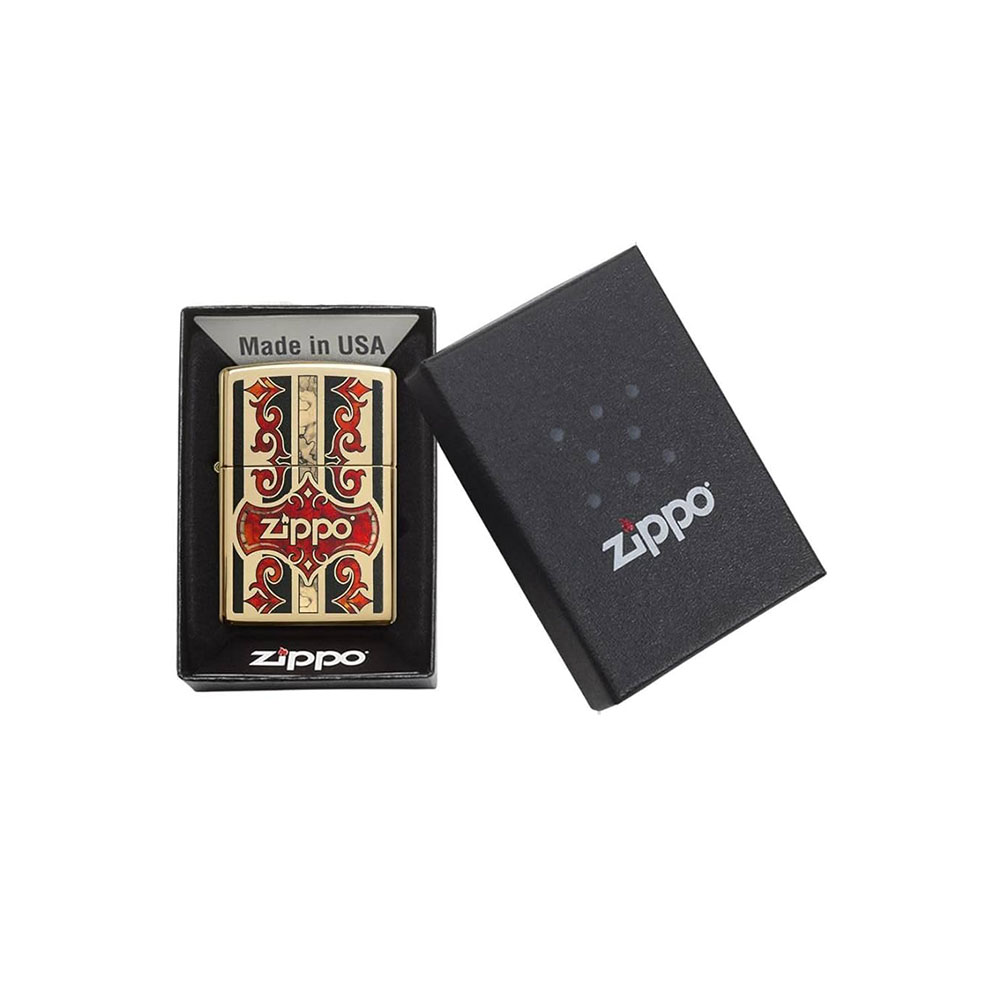 فندک زیپو مدل Polished Brass کد 29510 4 فندک زیپو مدل Polished Brass کد 29510 - Image 4