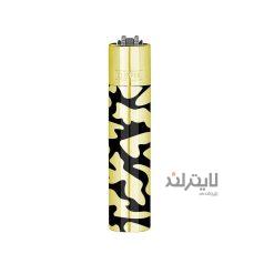 فندک گازی کلیپر مدل Reusable Camouflage Gold