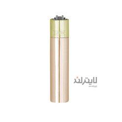 فندک گازی کلیپر مدل Reusable Gold Marble-rosegold gold