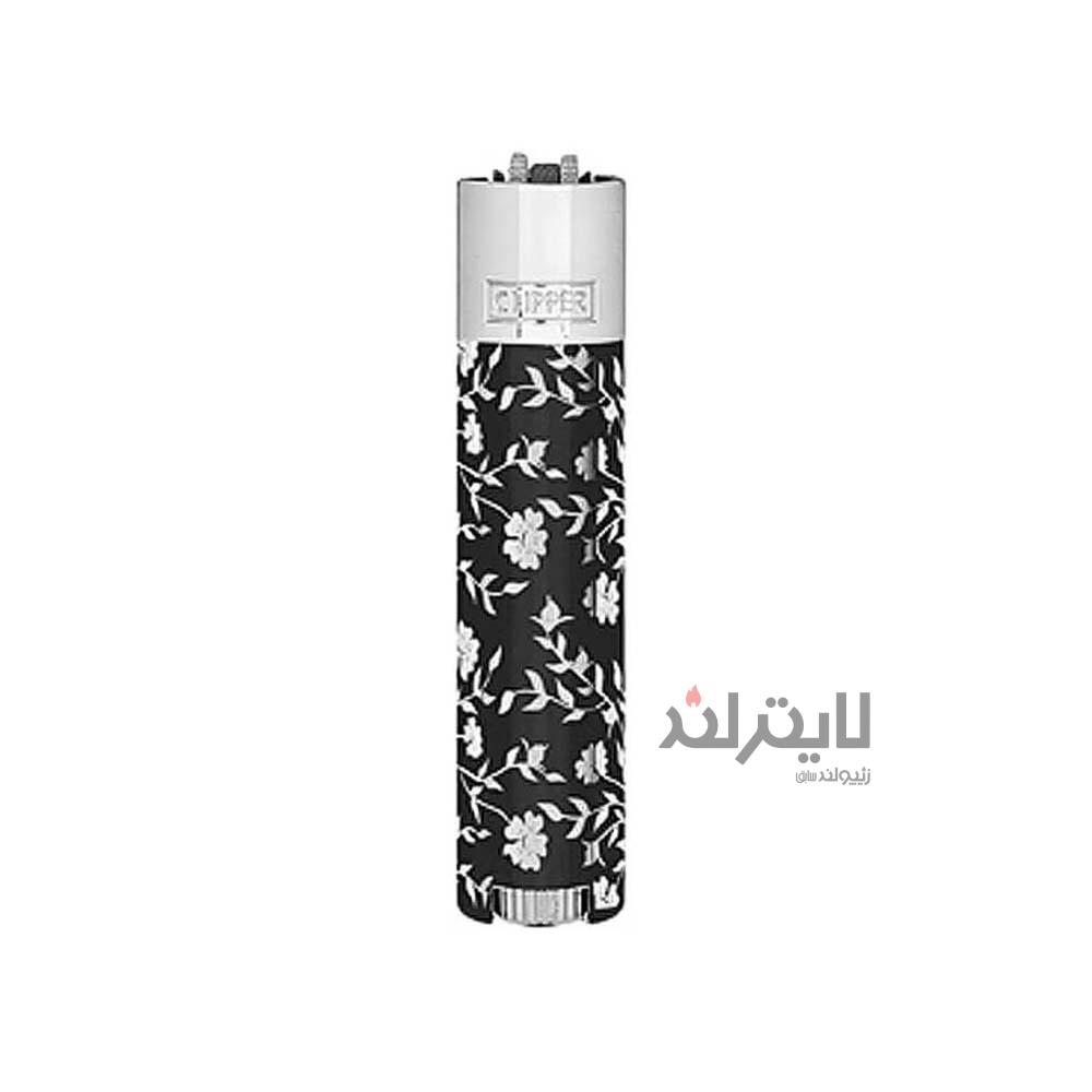 فندک گازی کلیپر مدل Silver Pattern-silver 1 فندک گازی کلیپر مدل Silver Pattern