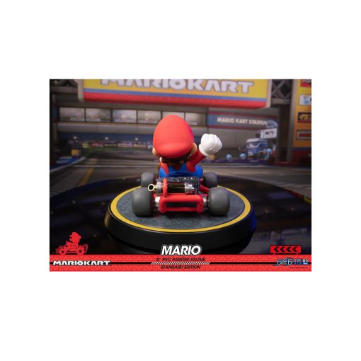 back view of Mario's figure