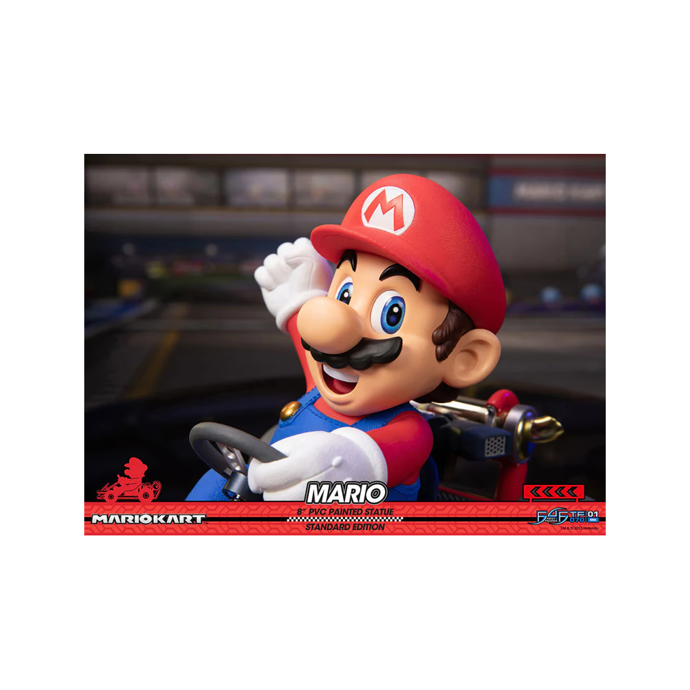 فیگور ماریو کارت سری Standard ساخت شرکت First 4 Figures 6 Close-up of First 4 Figures Mario