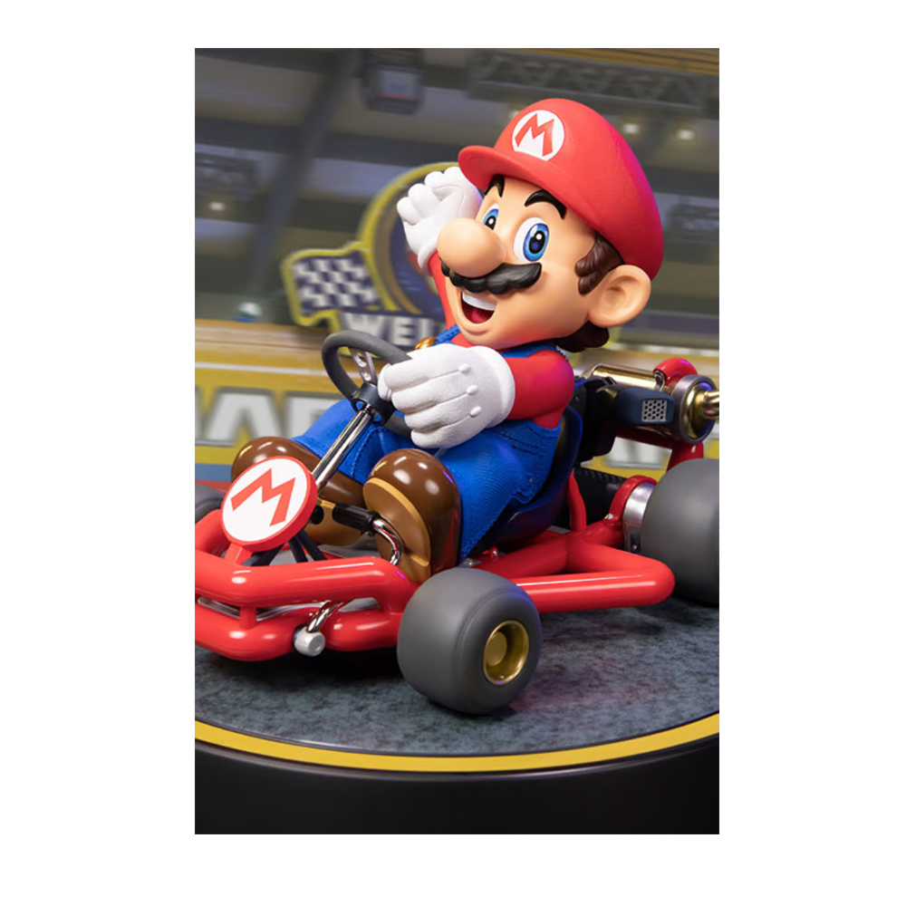 فیگور ماریو کارت سری Standard ساخت شرکت First 4 Figures 5 right view of Standard Edition Mario Statue