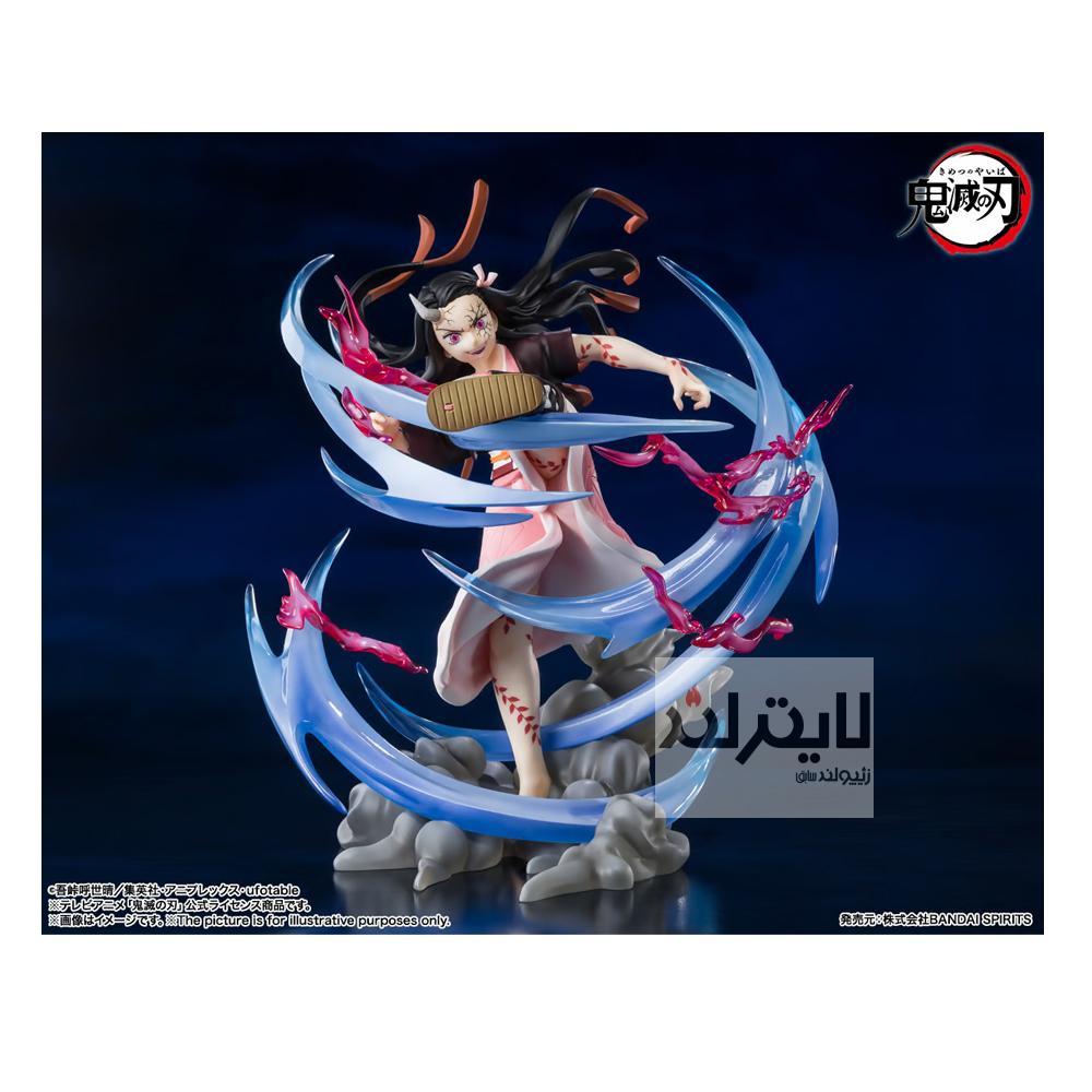 فیگور Nezuko Kamado از انیمه Demon Slayer ساخت شرکت Bandai Tamashii 1 فیگور Nezuko Kamado