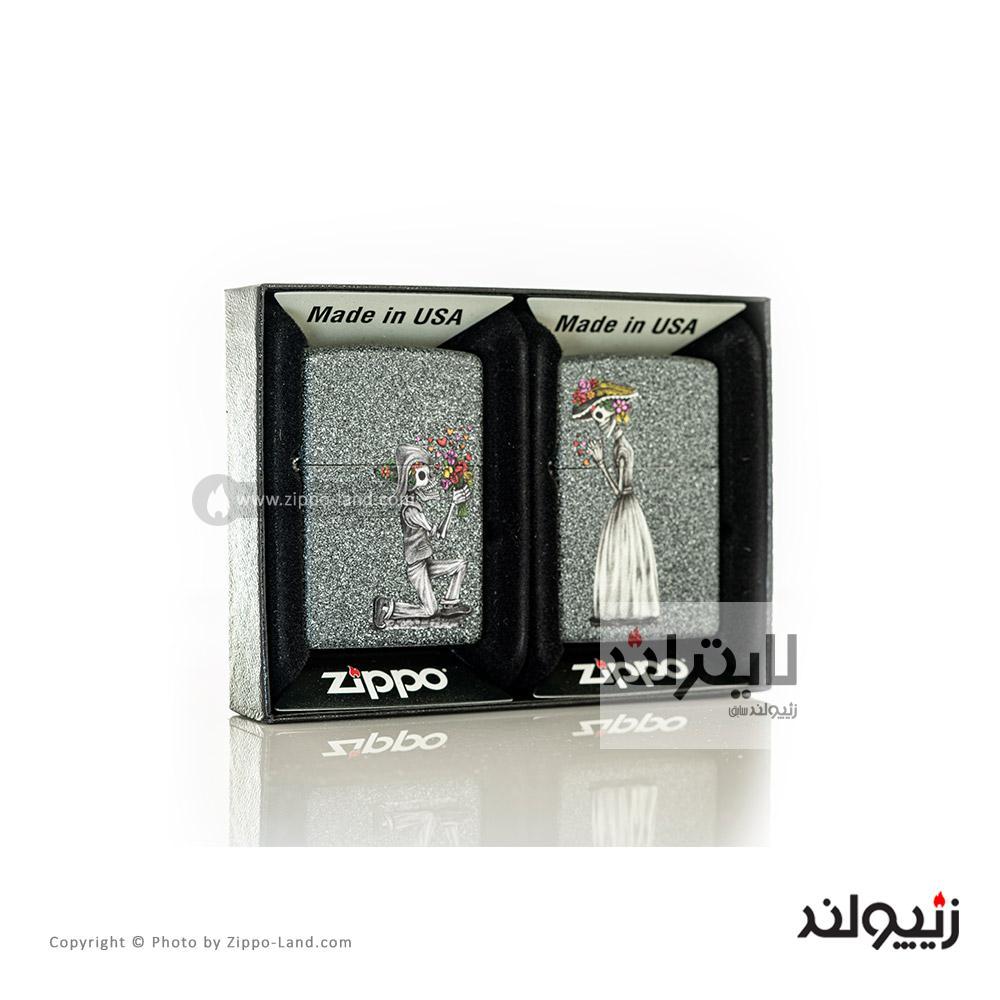 فندک زیپو مدل Iron Stone Couple کد 28987 2 فندک زیپو مدل Iron Stone Couple کد 28987 - Image 2