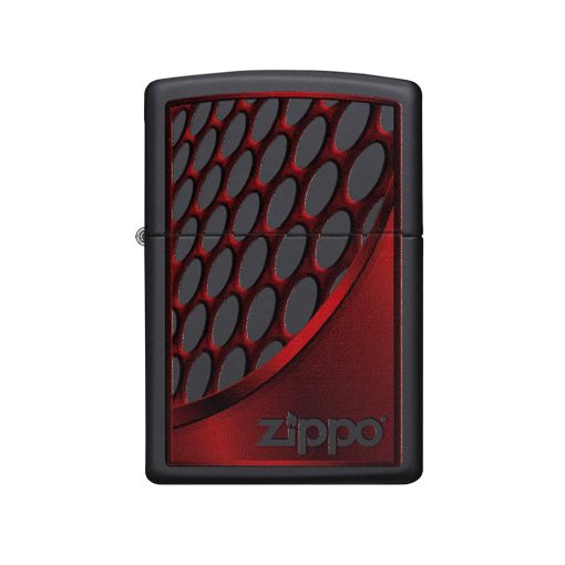 فندک زیپو مدل Red & Chrome کد 218