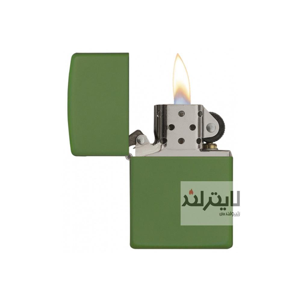 فندک زیپو مدل Moss Green Matte کد 228 2 فندک زیپو مدل Moss Green Matte کد 228 - Image 2
