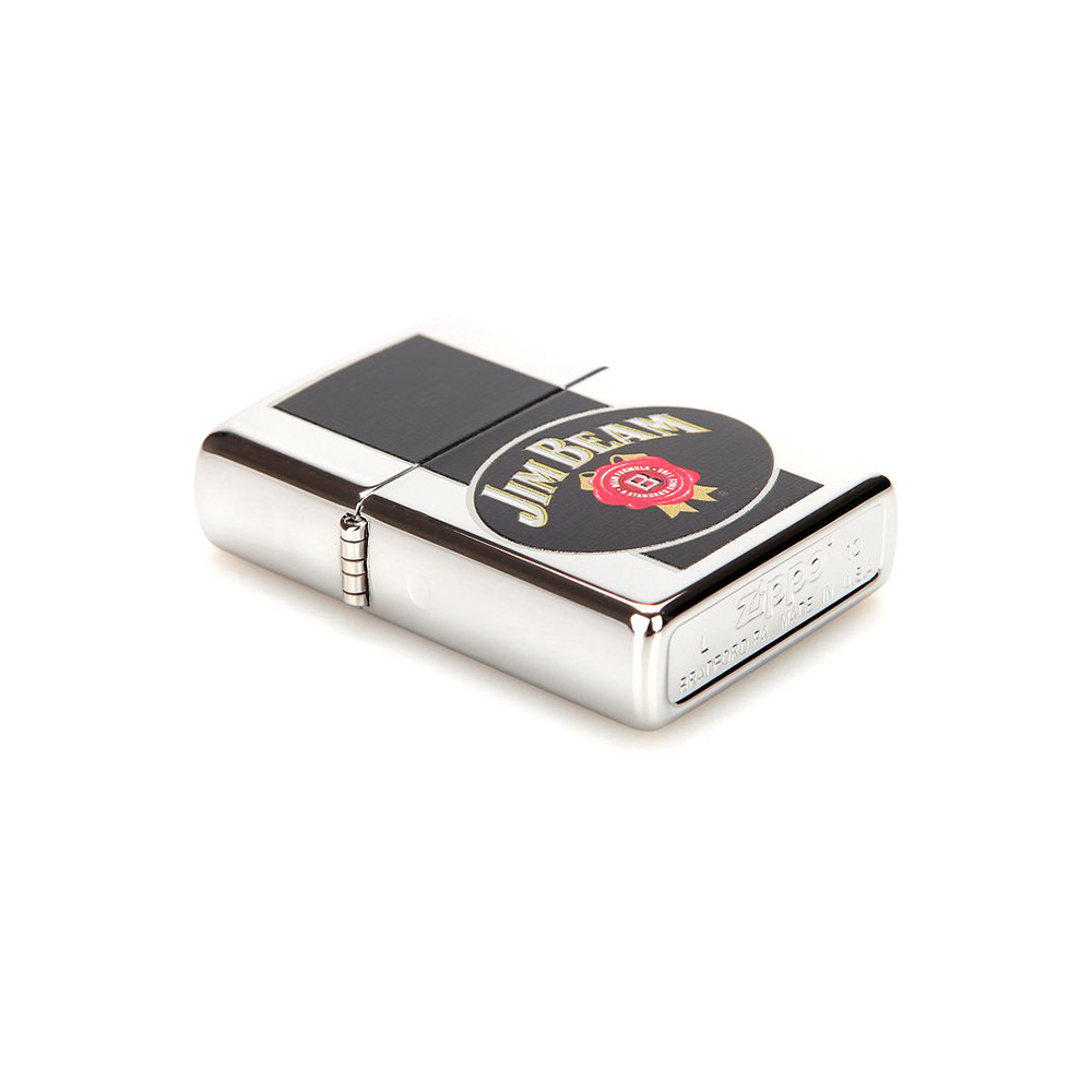 فندک زیپو مدل Jim Beam High Polish Chrome کد 28071 3 فندک زیپو مدل Jim Beam High Polish Chrome کد 28071 - Image 3