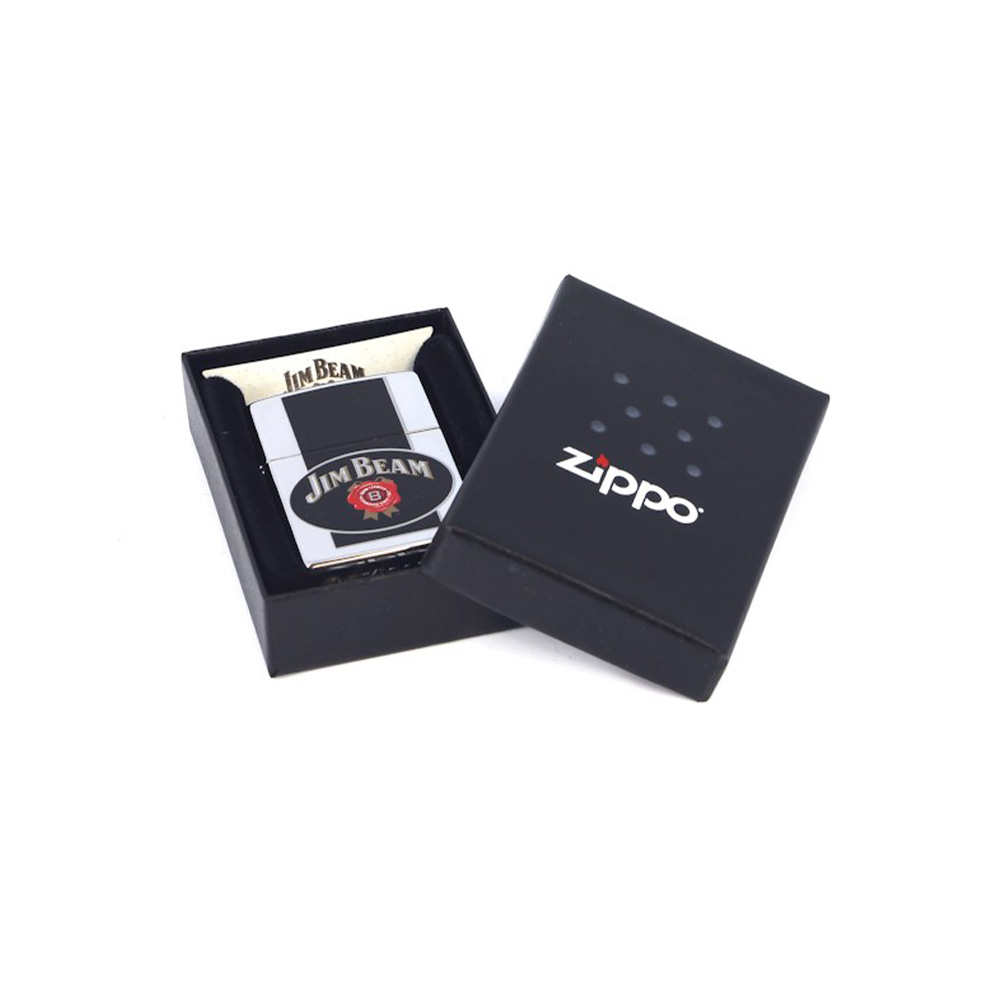 فندک زیپو مدل Jim Beam High Polish Chrome کد 28071 4 فندک زیپو مدل Jim Beam High Polish Chrome کد 28071 - Image 4