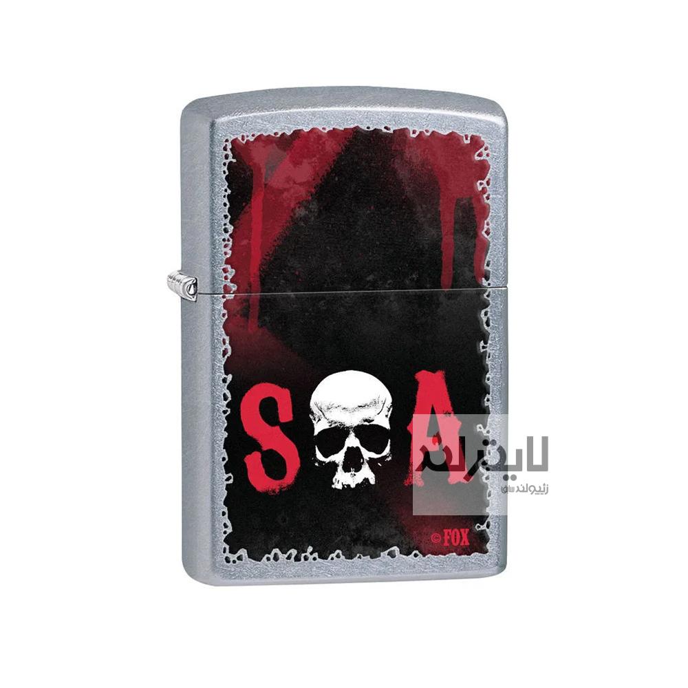 فندک زیپو مدل Sons of Anarchy، Street Chrome Classic کد 28836 1 فندک زیپو مدل Sons of Anarchy، Street Chrome Classic کد 28836