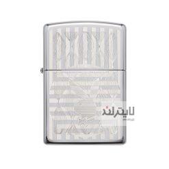 فندک زیپو مدل Playboy Bunny Logo High Polish Chrome کد 29509
