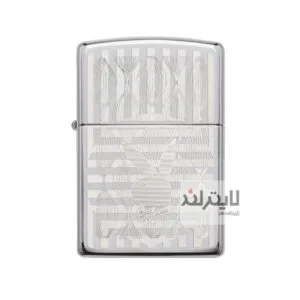 فندک زیپو مدل Playboy Bunny Logo High Polish Chrome کد 29509