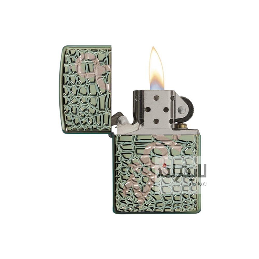 فندک زیپو مدل Alligator Armor کد 29525 2 فندک زیپو مدل Alligator Armor کد 29525 - Image 2