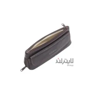 کیف زیپو مدل Brown Leather Pipe Tobacco Pouch کد 2005426