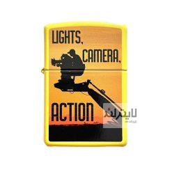 فندک زیپو مدل Camera Man on a Yellow Zippo کد 24839