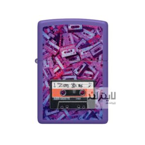فندک زیپو مدل Cassette Tape Design کد 48521