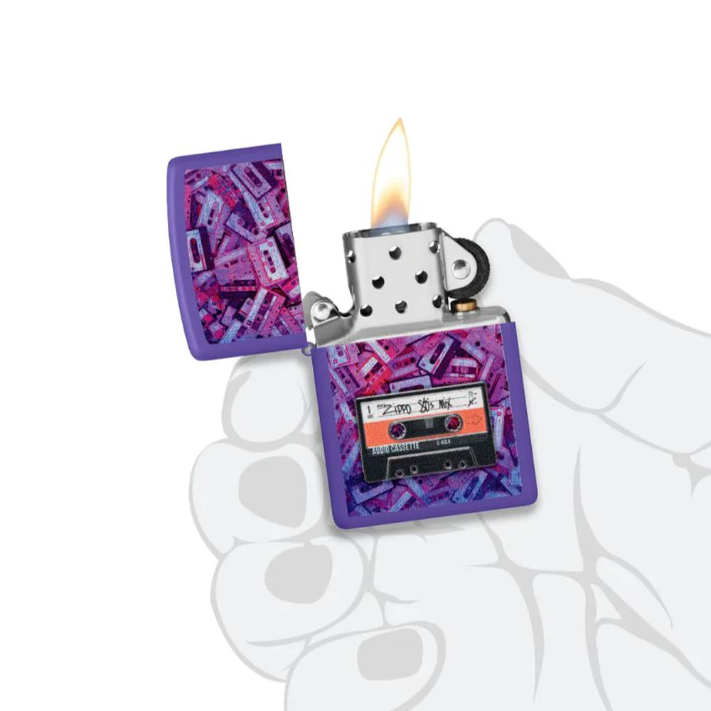 فندک زیپو مدل Cassette Tape Design کد 48521 3 فندک زیپو مدل Cassette Tape Design کد 48521 - Image 3