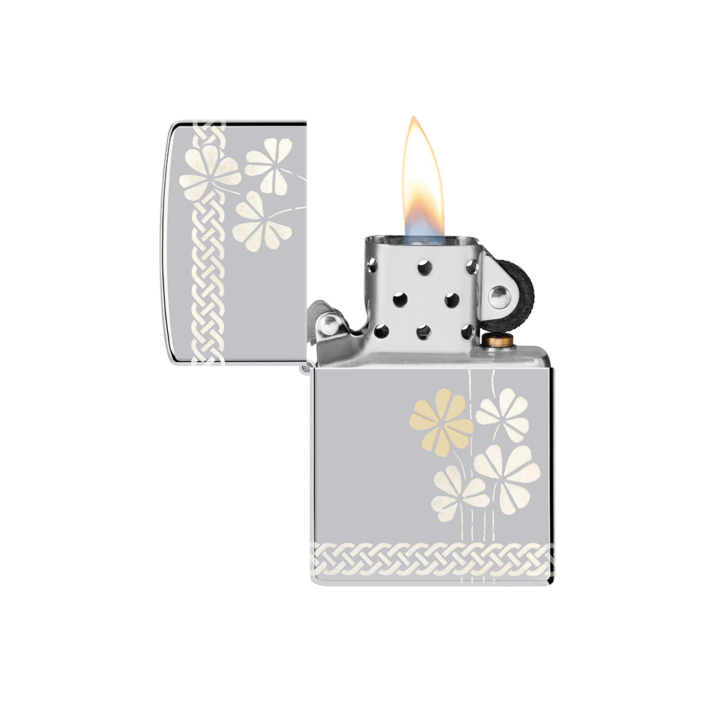 فندک زیپو مدل Clover Design کد 48586 3 فندک زیپو مدل Clover Design کد 48586 - Image 3