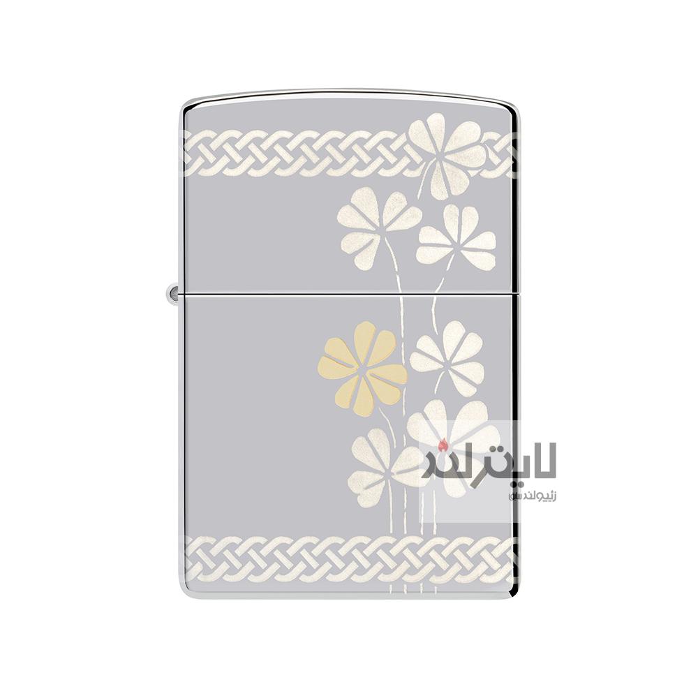 فندک زیپو مدل Clover Design کد 48586 1 فندک زیپو مدل Clover Design کد 48586