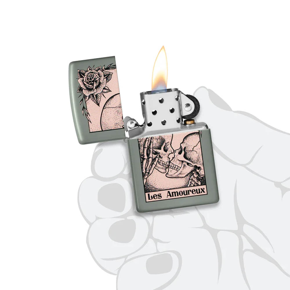 فندک زیپو مدل Death Kiss Design کد 48594 3 فندک زیپو مدل Death Kiss Design کد 48594 - Image 3